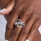 Captivating Corsage - White - Paparazzi Ring Image