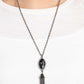 Tassel Tabloid - Black - Paparazzi Necklace Image