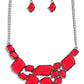 Energetic Embers - Red - Paparazzi Necklace Image