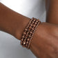 Striped Stack - Copper - Paparazzi Bracelet Image