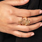 What ROSE Around - Gold - Paparazzi Ring Image