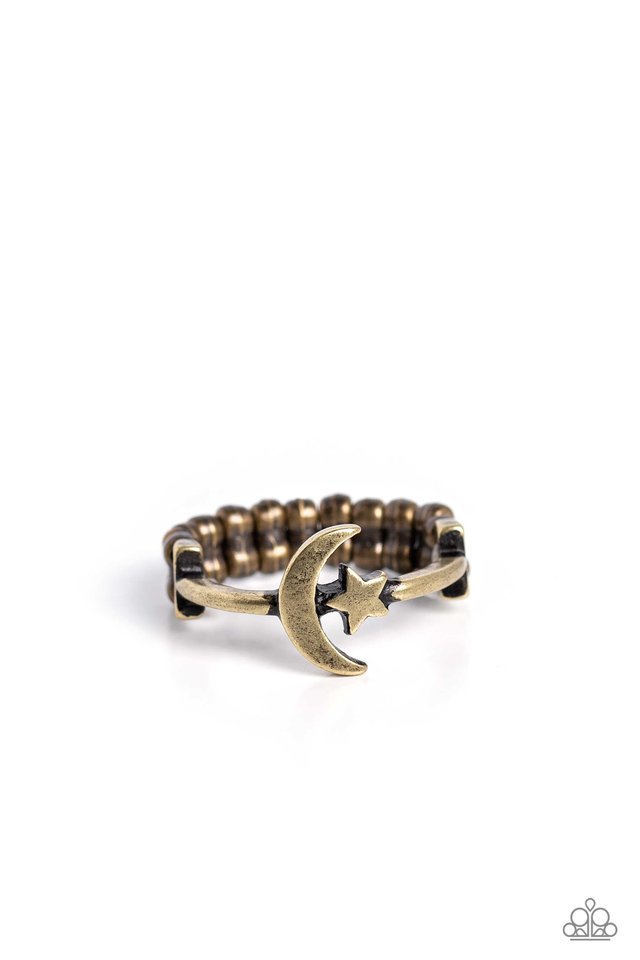 Astral Allure - Brass - Paparazzi Ring Image