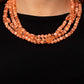 Layered Lass - Orange - Paparazzi Necklace Image