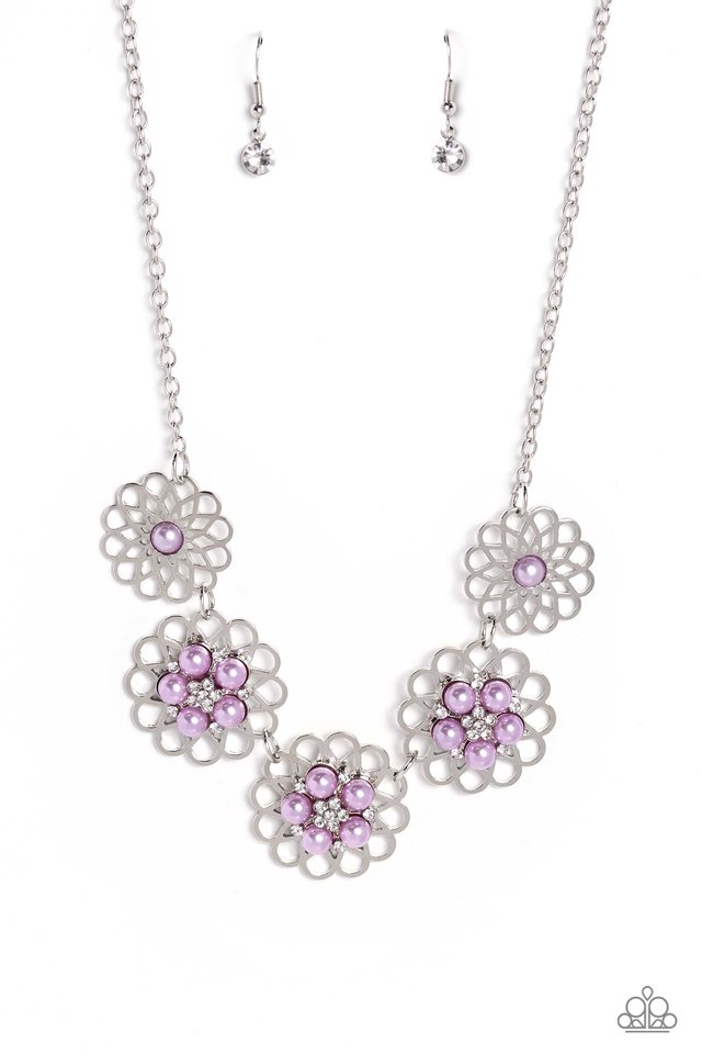 Mandala Mosaic - Purple - Paparazzi Necklace Image