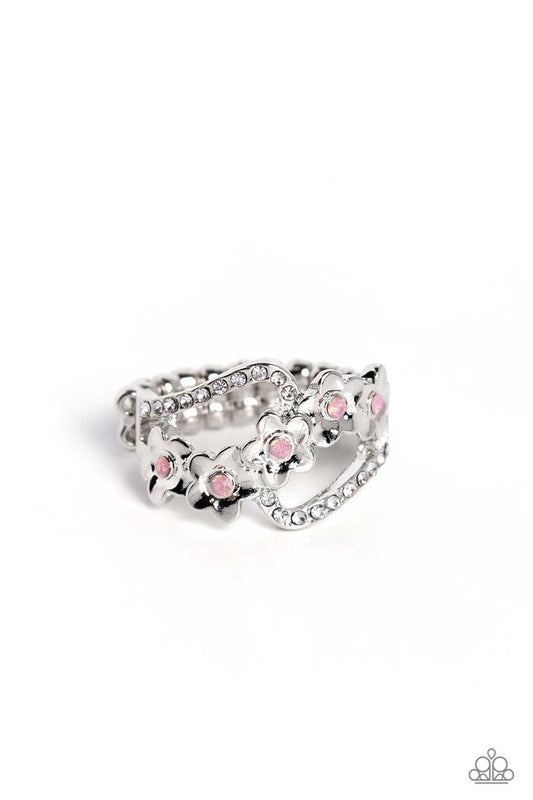 Captivating Corsage - Pink - Paparazzi Ring Image