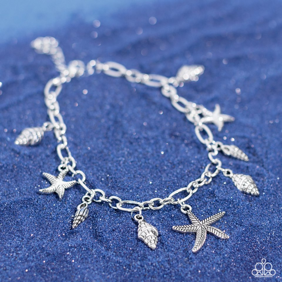 Stars and Shells - Silver - Paparazzi Bracelet Image