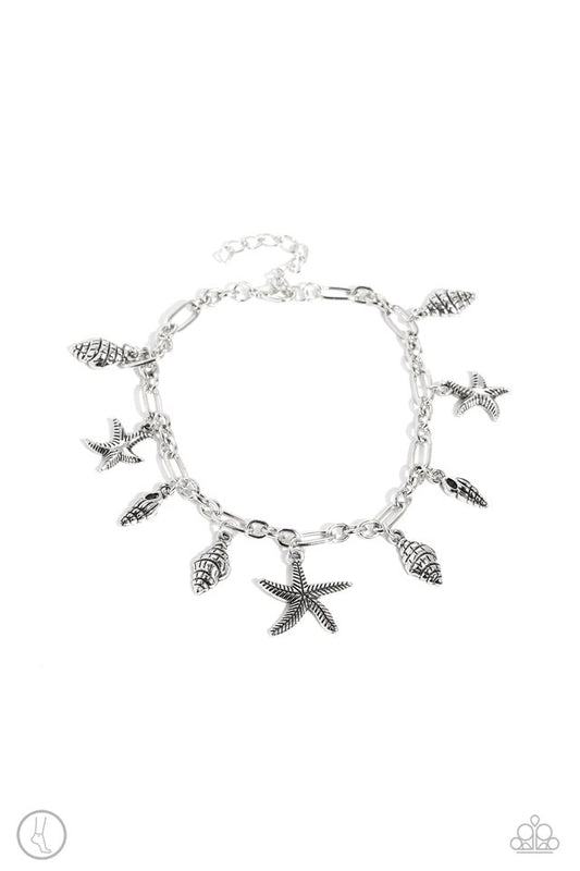 Stars and Shells - Silver - Paparazzi Bracelet Image