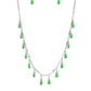 Drop-Dead Dance - Green - Paparazzi Necklace Image