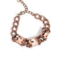 Dazzling Debut - Copper - Paparazzi Bracelet Image