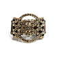 Interlocked Impression - Brass - Paparazzi Ring Image