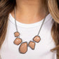 Beyond the Badlands - Brown - Paparazzi Necklace Image
