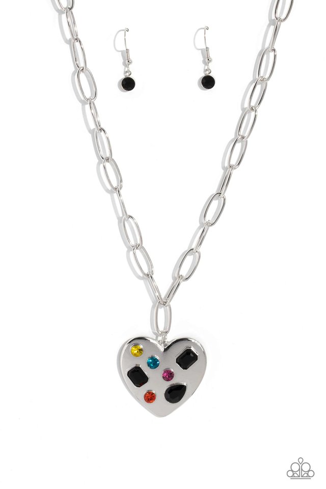 Online Dating - Black - Paparazzi Necklace Image