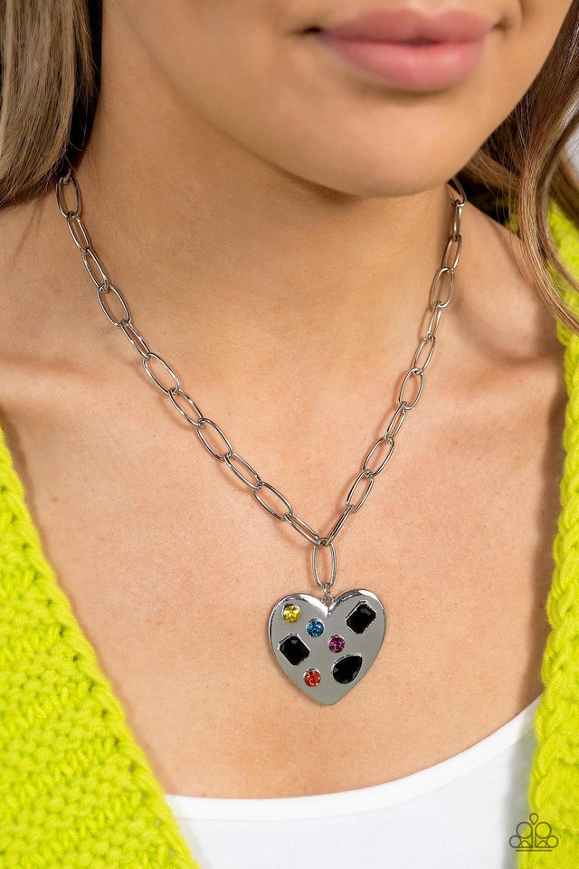 Online Dating - Black - Paparazzi Necklace Image