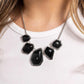 Beyond the Badlands - Black - Paparazzi Necklace Image