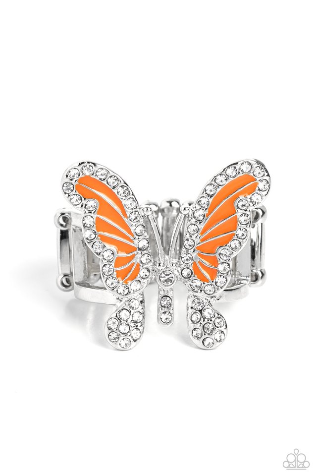 All Good WINGS - Orange - Paparazzi Ring Image