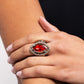 Marquise Majesty - Red - Paparazzi Ring Image