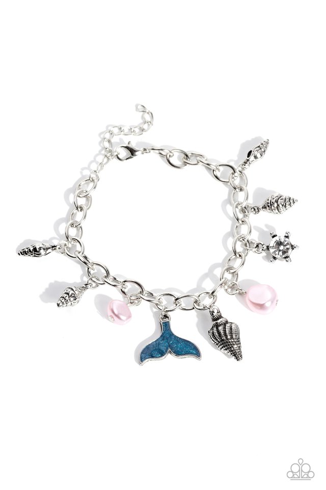 Pink mermaid bracelet on sale paparazzi