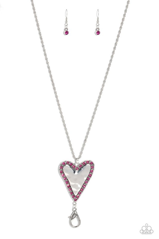Radiant Romeo - Pink - Paparazzi Necklace Image