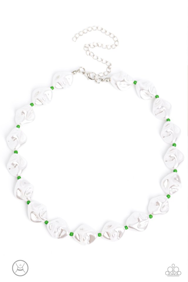 SHORE Enough - Green - Paparazzi Necklace Image