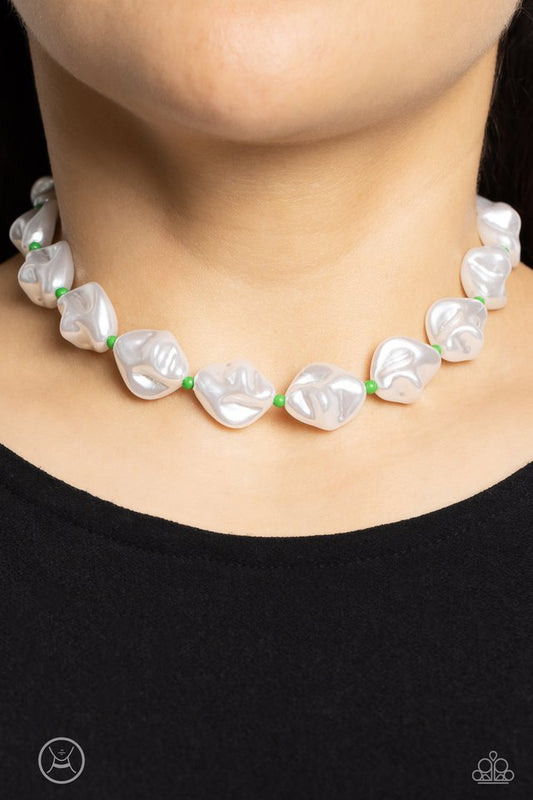 SHORE Enough - Green - Paparazzi Necklace Image