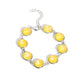 Enchanted Emblems - Yellow - Paparazzi Bracelet Image