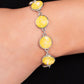 Enchanted Emblems - Yellow - Paparazzi Bracelet Image