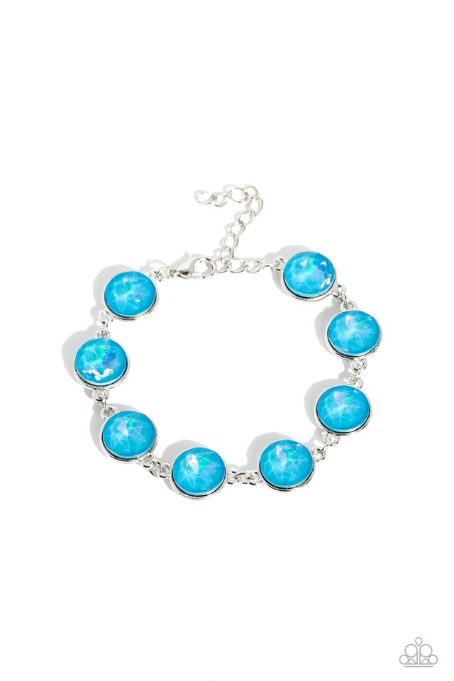 Enchanted Emblems - Blue - Paparazzi Bracelet Image