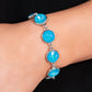 Enchanted Emblems - Blue - Paparazzi Bracelet Image