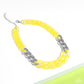 Curb Your Enthusiasm - Yellow - Paparazzi Necklace Image