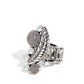 Off To FEATHER-land - Silver - Paparazzi Ring Image