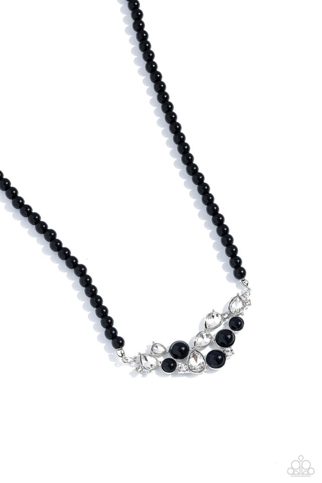 Pampered Pearls - Black - Paparazzi Necklace Image