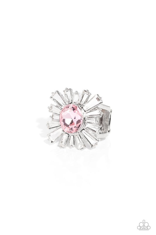 Starburst Season - Pink - Paparazzi Ring Image