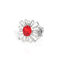 Starburst Season - Red - Paparazzi Ring Image