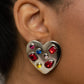 Relationship Ready - Red - Paparazzi Earring Image