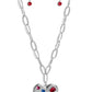 Online Dating - Red - Paparazzi Necklace Image