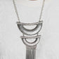 Fringe Festival - Silver - Paparazzi Necklace Image