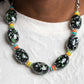 No Laughing SPLATTER - Green - Paparazzi Necklace Image