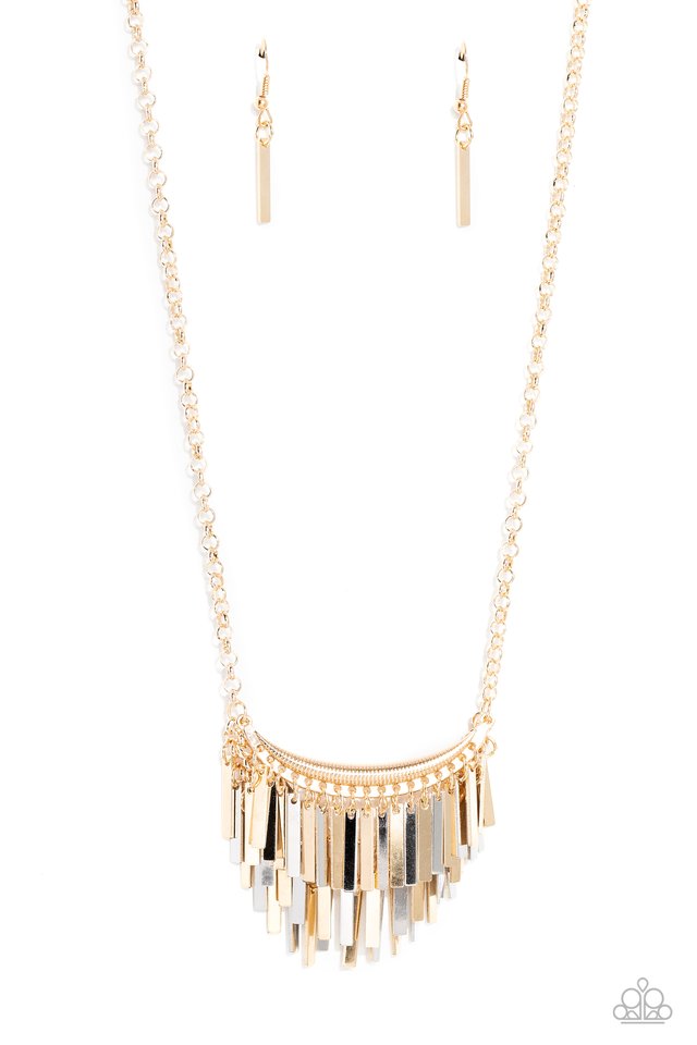 Cue the Chandelier - Multi - Paparazzi Necklace Image