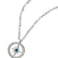 Stellar Secret - Blue - Paparazzi Necklace Image