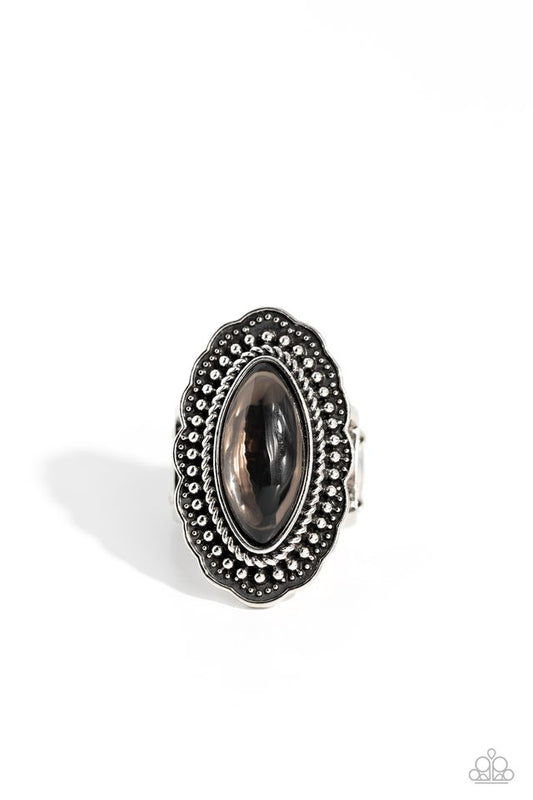Western Wager - Silver - Paparazzi Ring Image