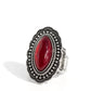 Western Wager - Red - Paparazzi Ring Image