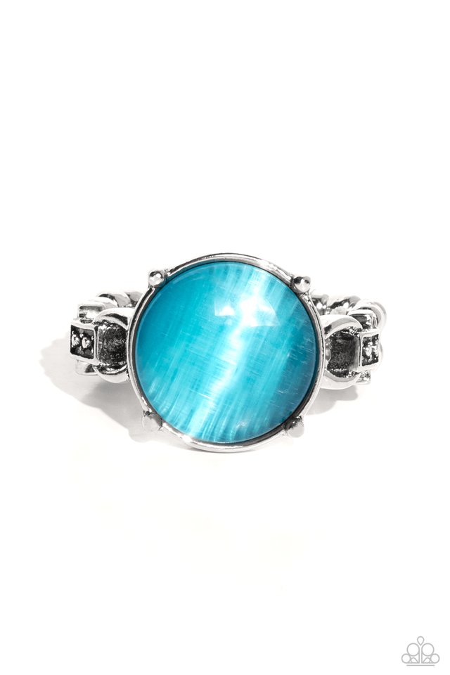 Upper Class Uniform - Blue - Paparazzi Ring Image