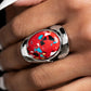 Terrazzo Tribute - Red - Paparazzi Ring Image