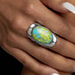 Terrazzo Tribute - Green - Paparazzi Ring Image