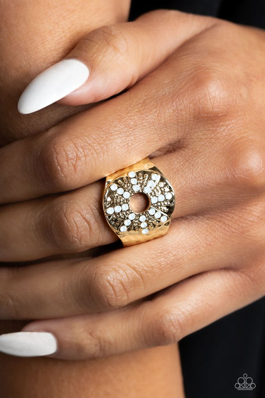Stylish Sunbeams - Gold - Paparazzi Ring Image