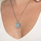 Sea Turtle Shimmer - Blue - Paparazzi Necklace Image