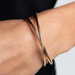 Teasing Twist - Gold - Paparazzi Bracelet Image