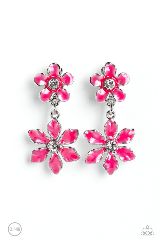 Transparent Talent - Pink - Paparazzi Earring Image