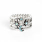 Fly Me To The Stars - Blue - Paparazzi Ring Image