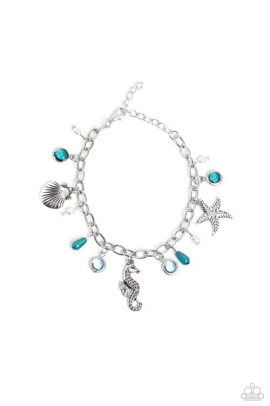 Seahorse Serenade - Blue - Paparazzi Bracelet Image